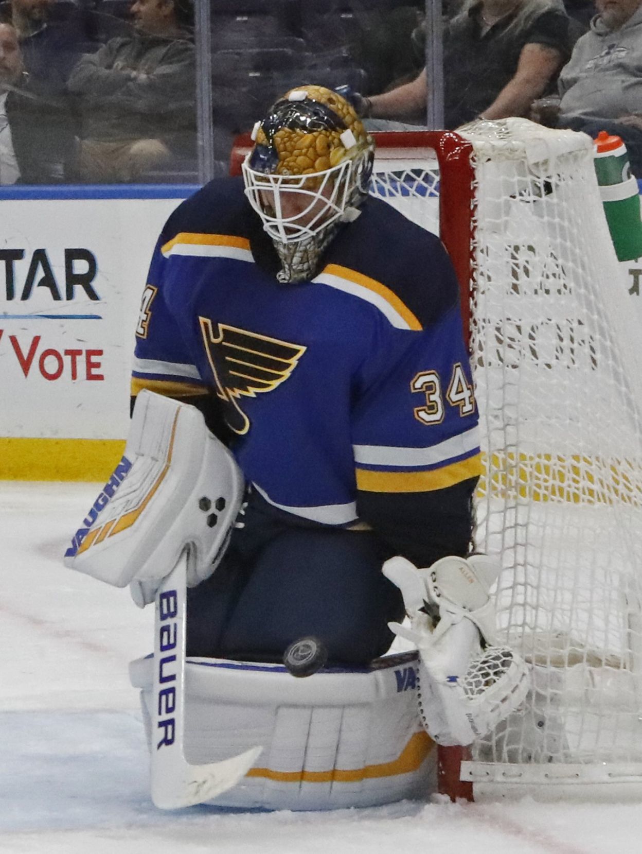 The Blues take on the Stars at Enterprise Center